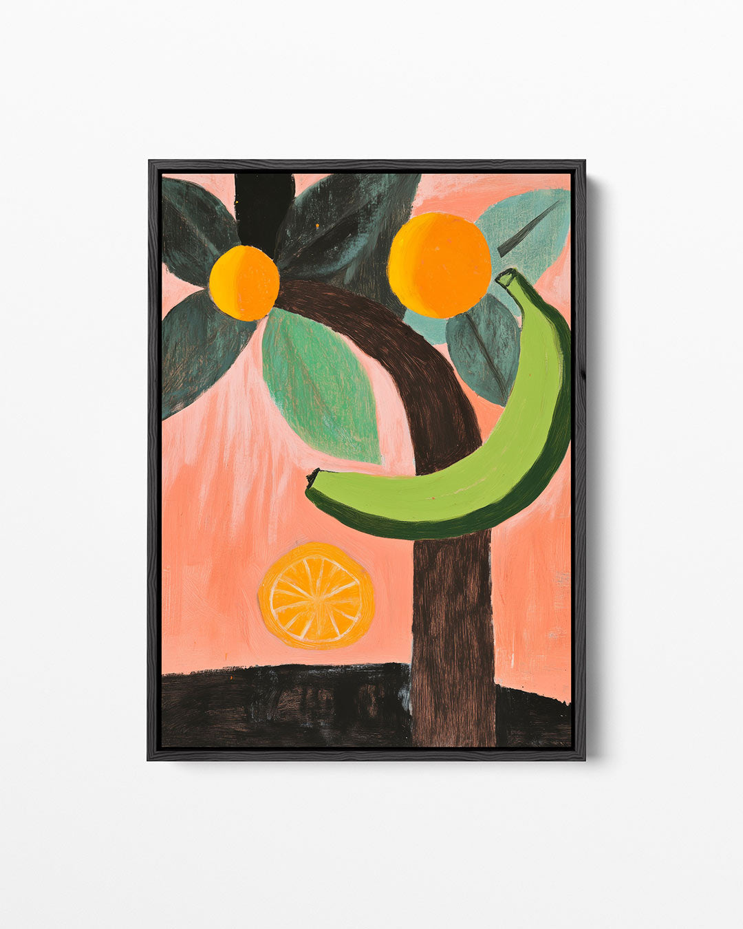 Fruit en bladeren Kunstwerk