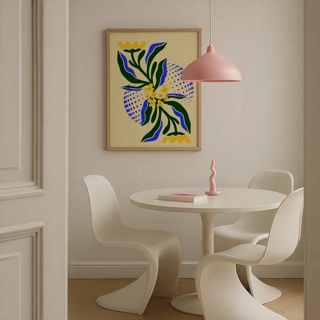 Bloemenpracht Illustratie Poster-WallArtistic