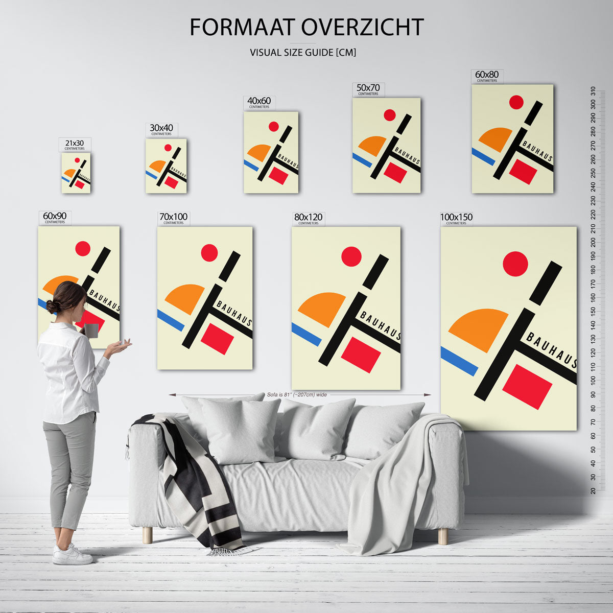 Vormen en vlakkenspel Poster