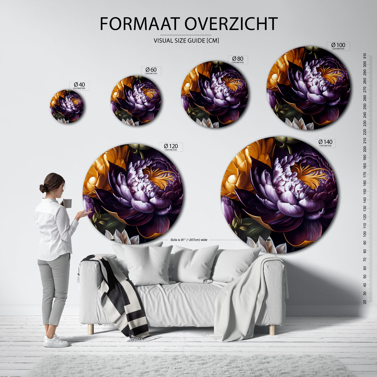 Bloemenpracht Muurcirkel