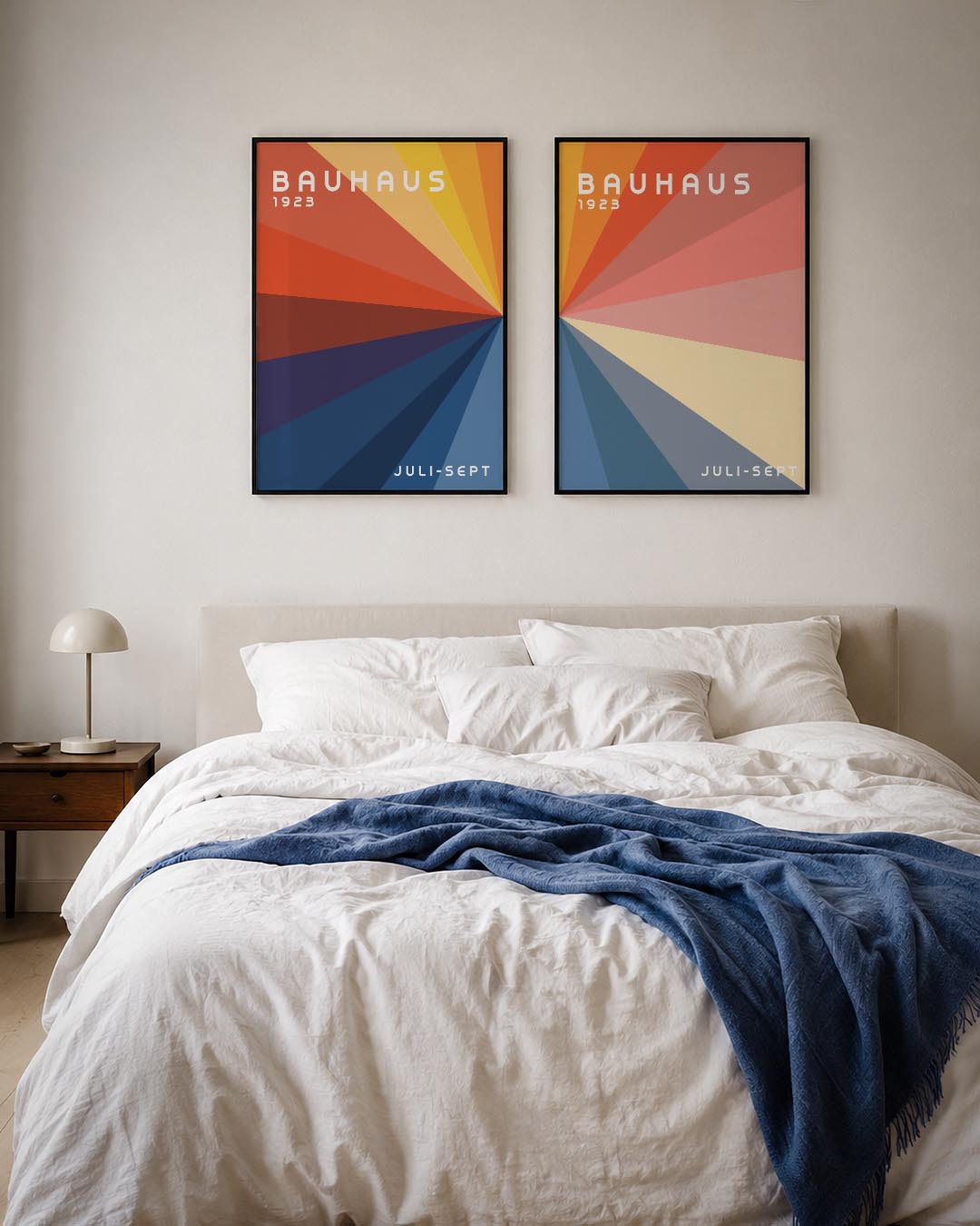 Stralende kleurstralen Posterset