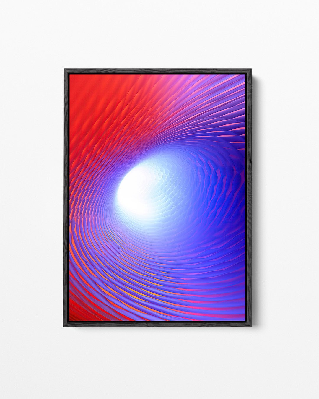 Kleurrijke vortex Kunstwerk