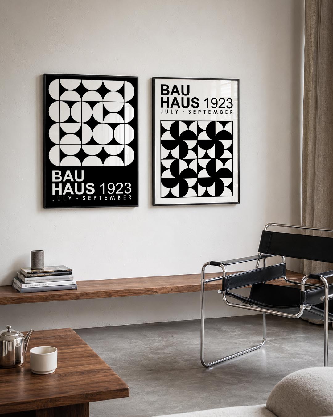 Cirkelritme en vlakkenspel Posterset
