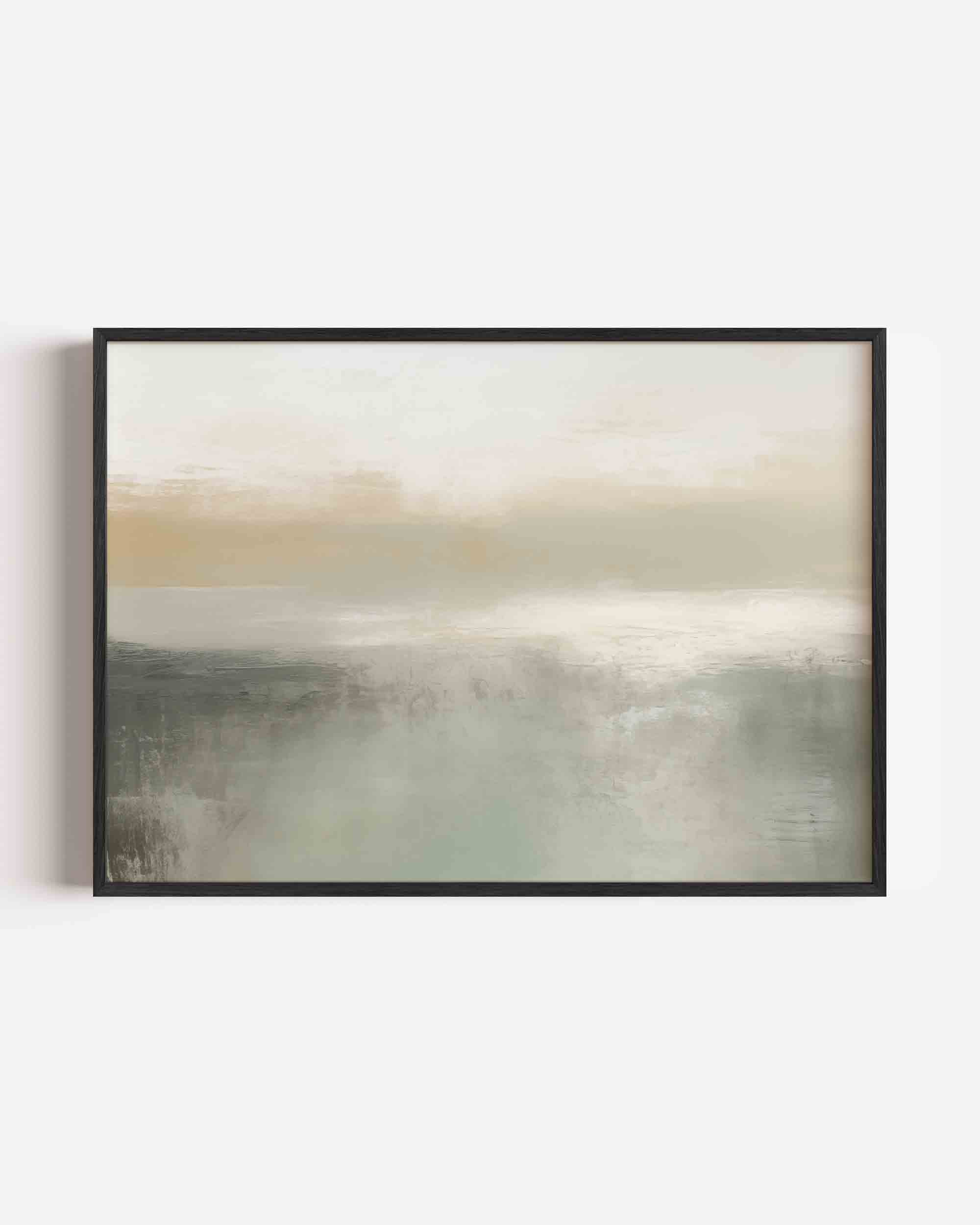 Abstracte landschapsweergave Poster