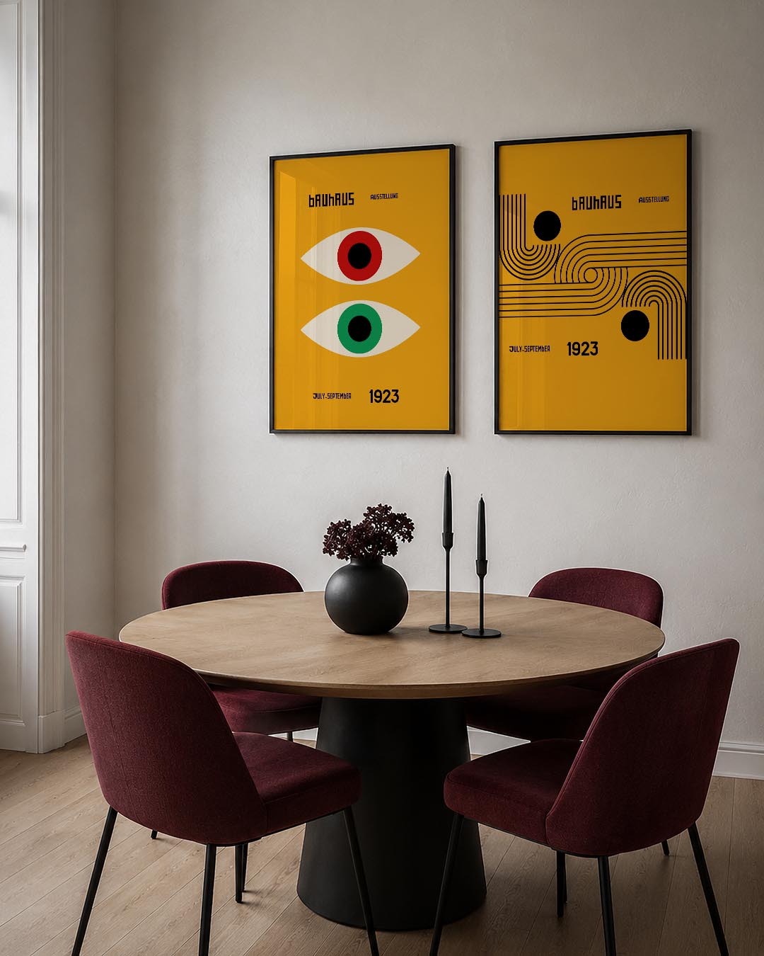 Oogvormen en kleur Posterset