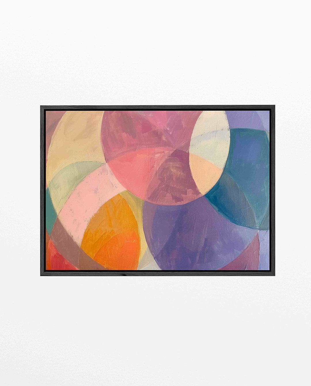 Kleurrijke cirkelvormen Kunstwerk