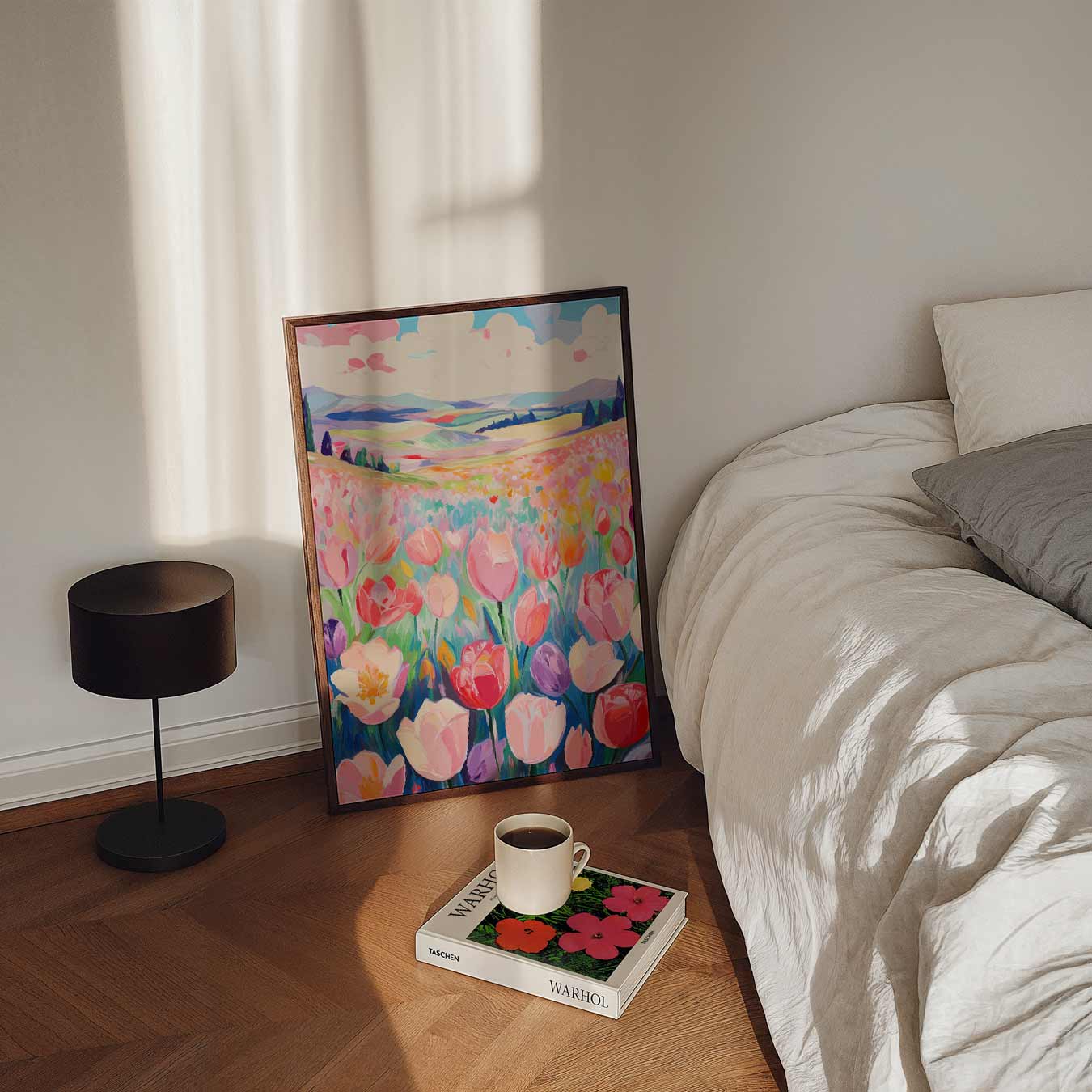 Kleurrijke Bloemenweide Poster-WallArtistic