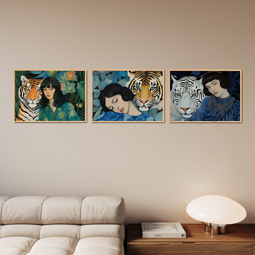 Dier en mens harmonie Posterset