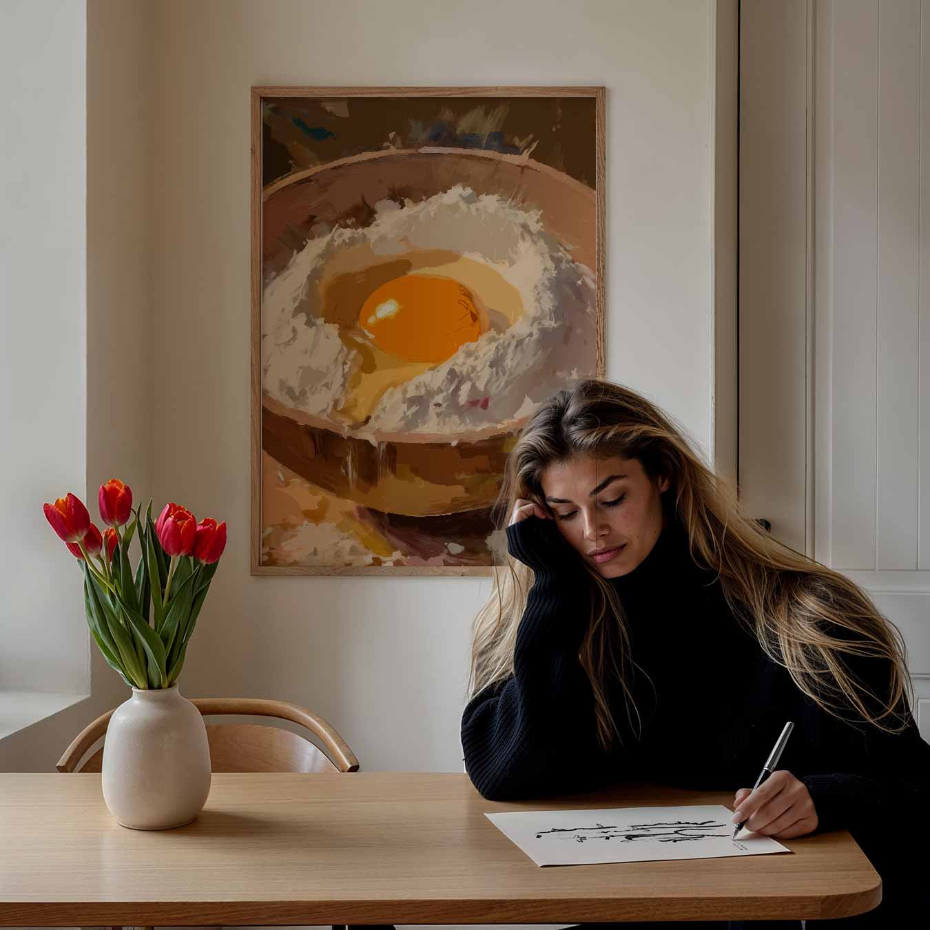 Kunstzinnige Keuken Momenten Poster-WallArtistic