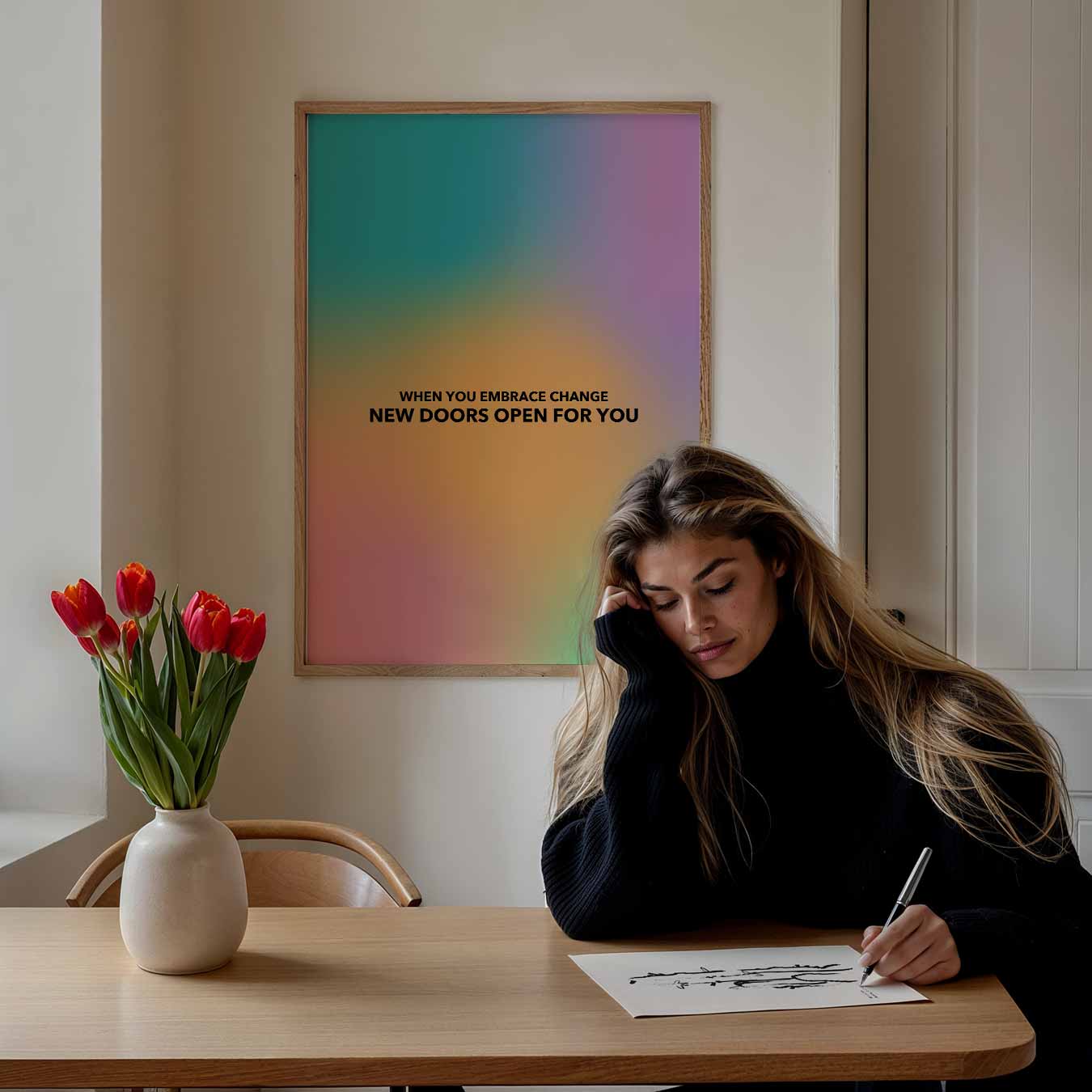 Inspirerende Dromenvanger Poster-WallArtistic