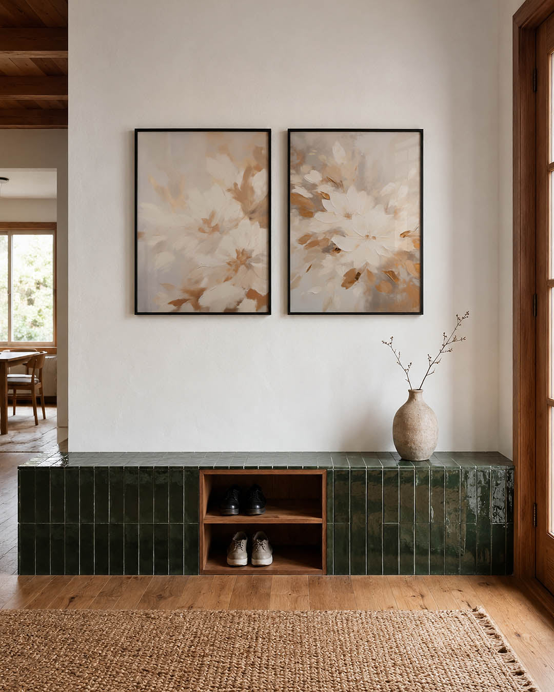 Bloemrijke vormen Posterset