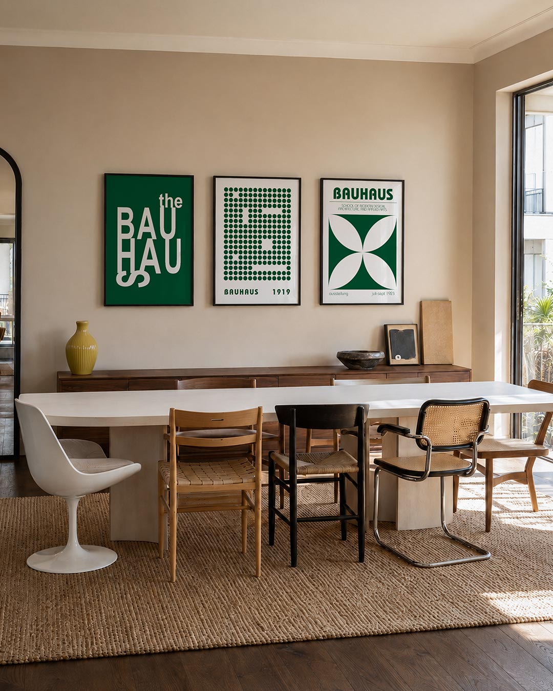 Typografisch spel Posterset