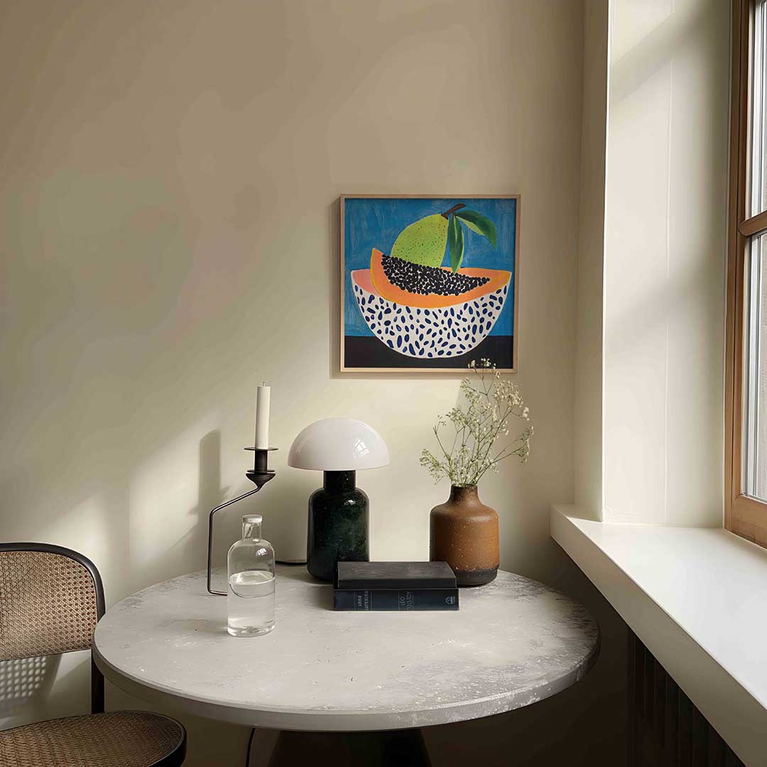 Fruit en patronen Poster