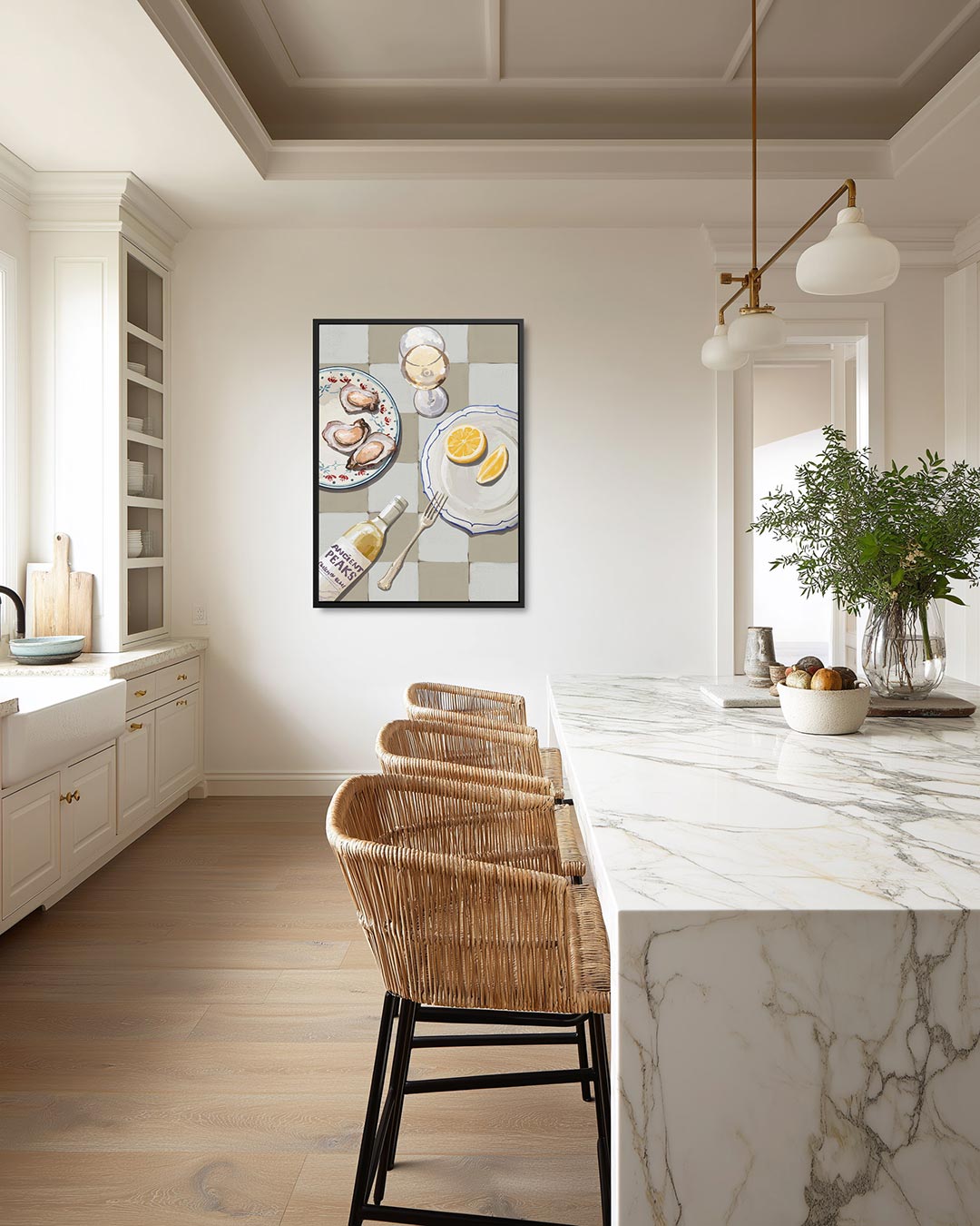 Culinaire tafelscène Kunstwerk