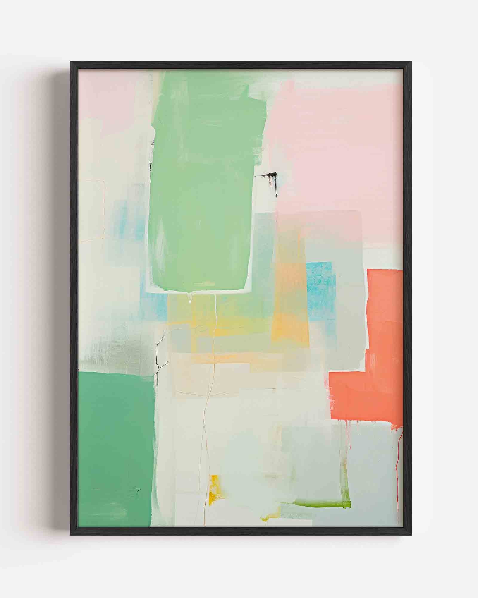 Abstracte vormen Poster