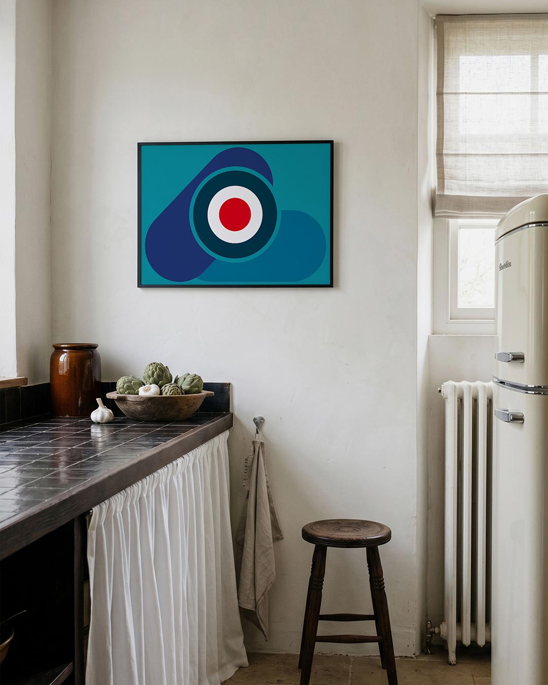 Cirkelvormen en kleur Poster
