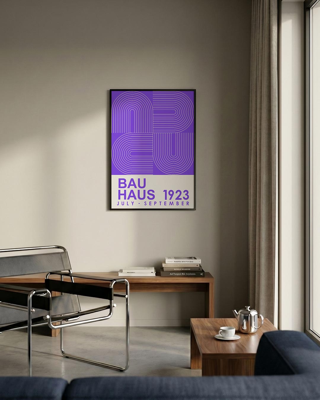 Lijnen en vlakkenspel Poster