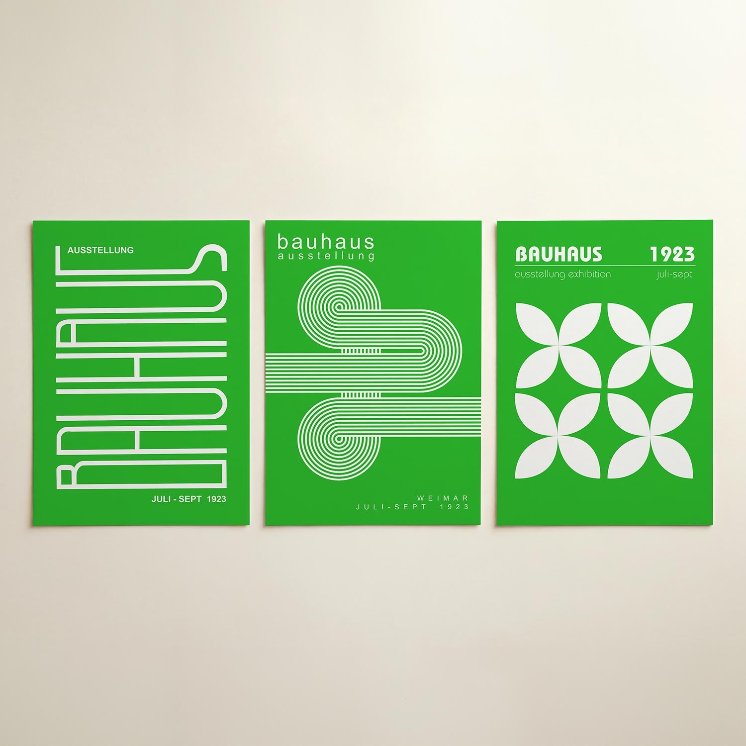 Lijnen en kleurvlakken Posterset