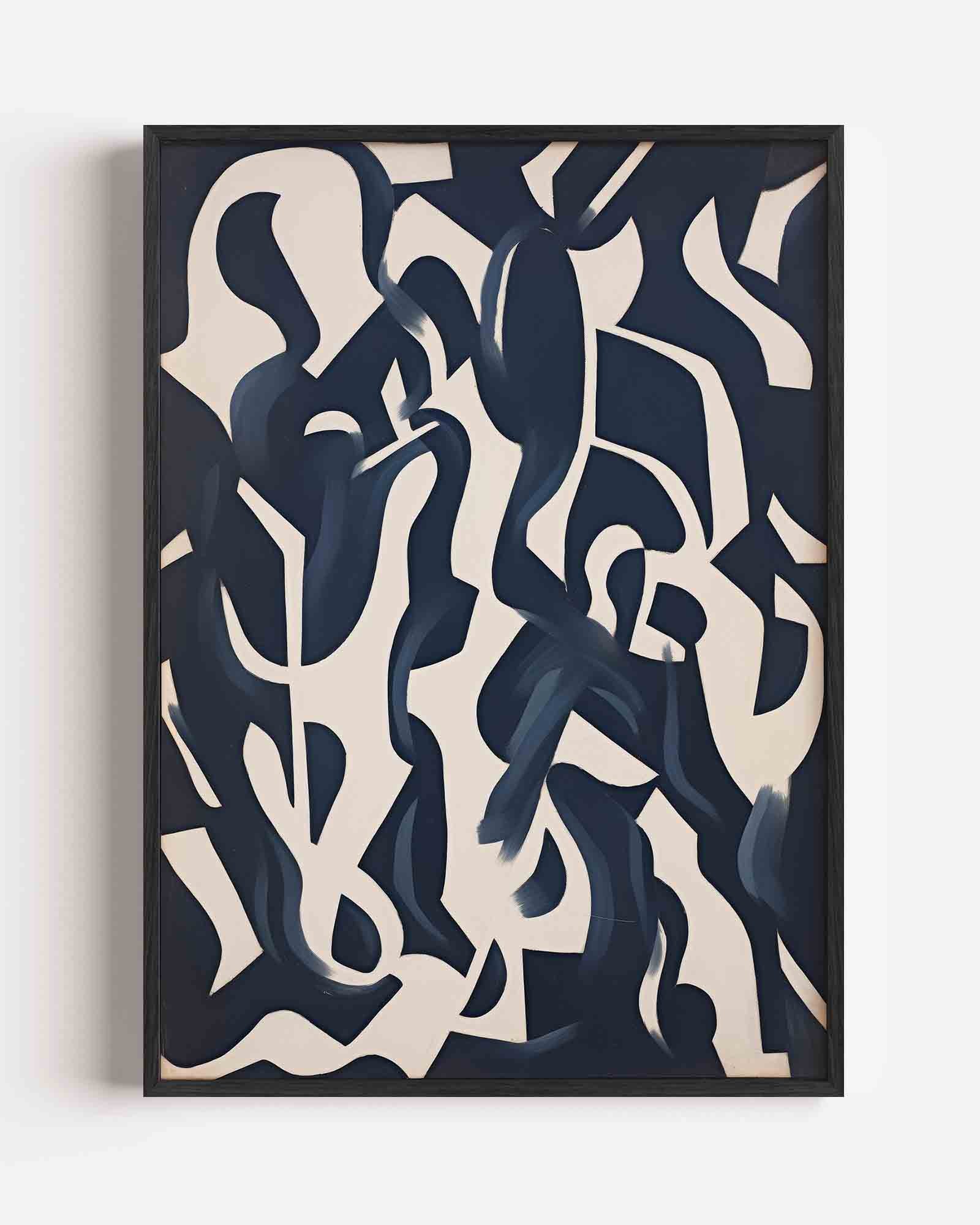 Abstracte vormen Poster