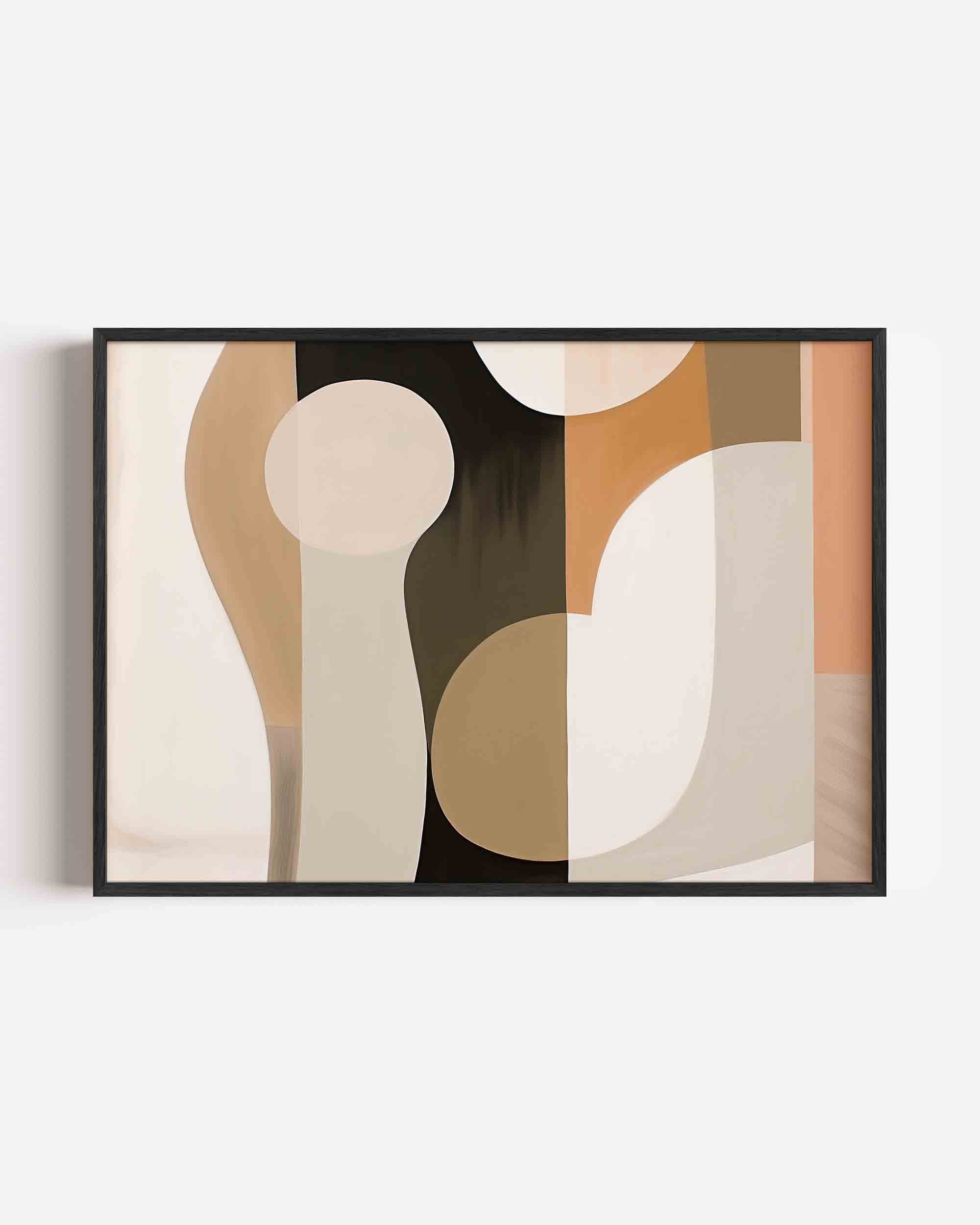 Abstracte vormen Poster