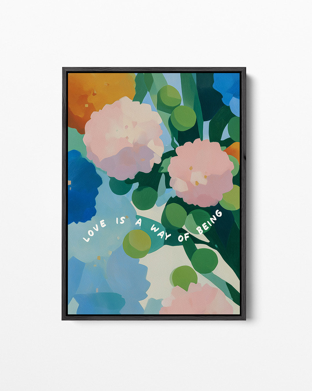 Bloemrijke kleurenpracht Kunstwerk