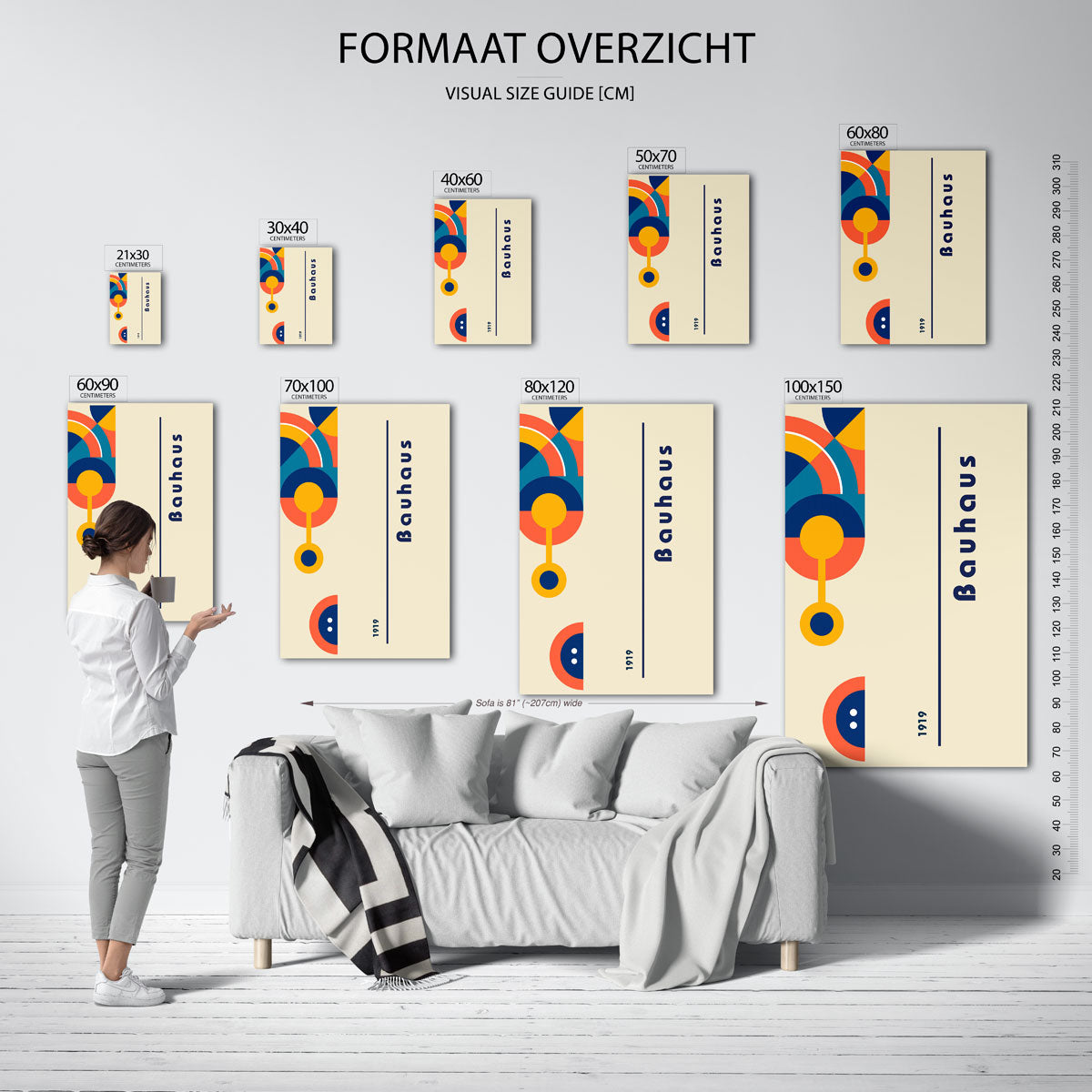 Vormen en vlakkenspel Poster