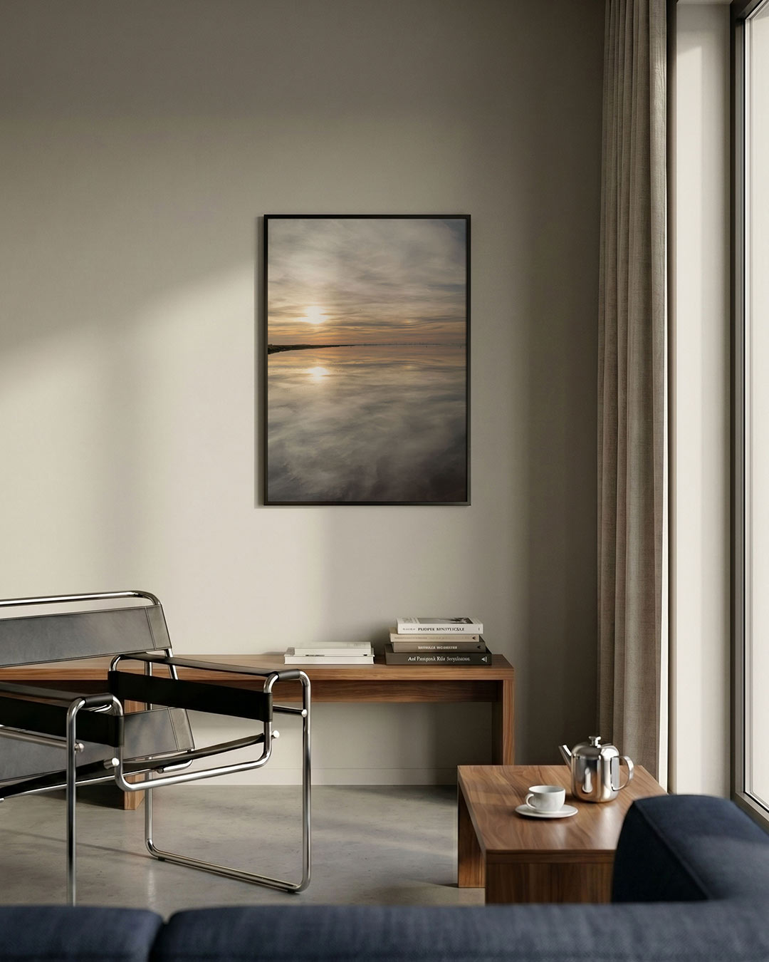 Rustige zonsondergang Poster
