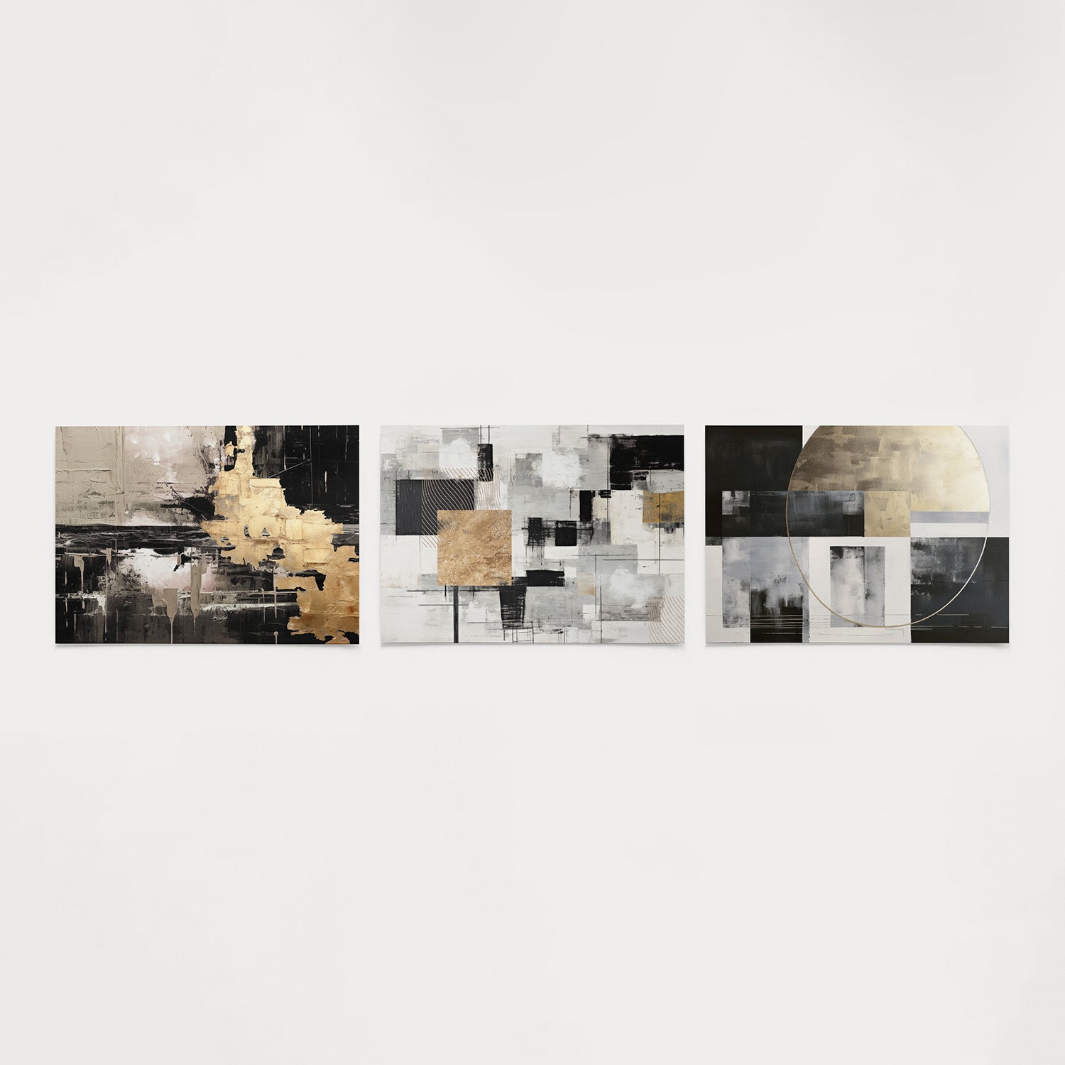Gouden vormen Posterset