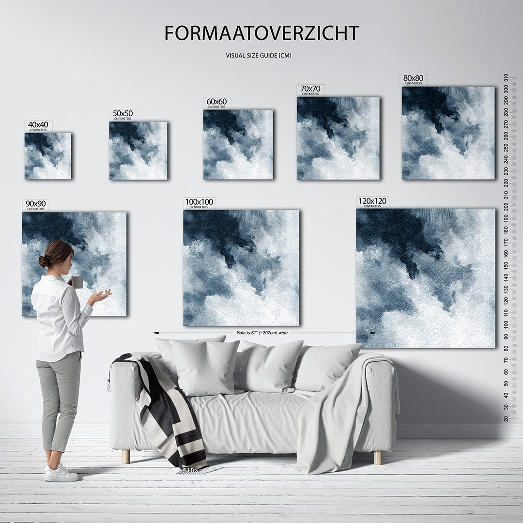 Dromerige wolken Kunstwerk