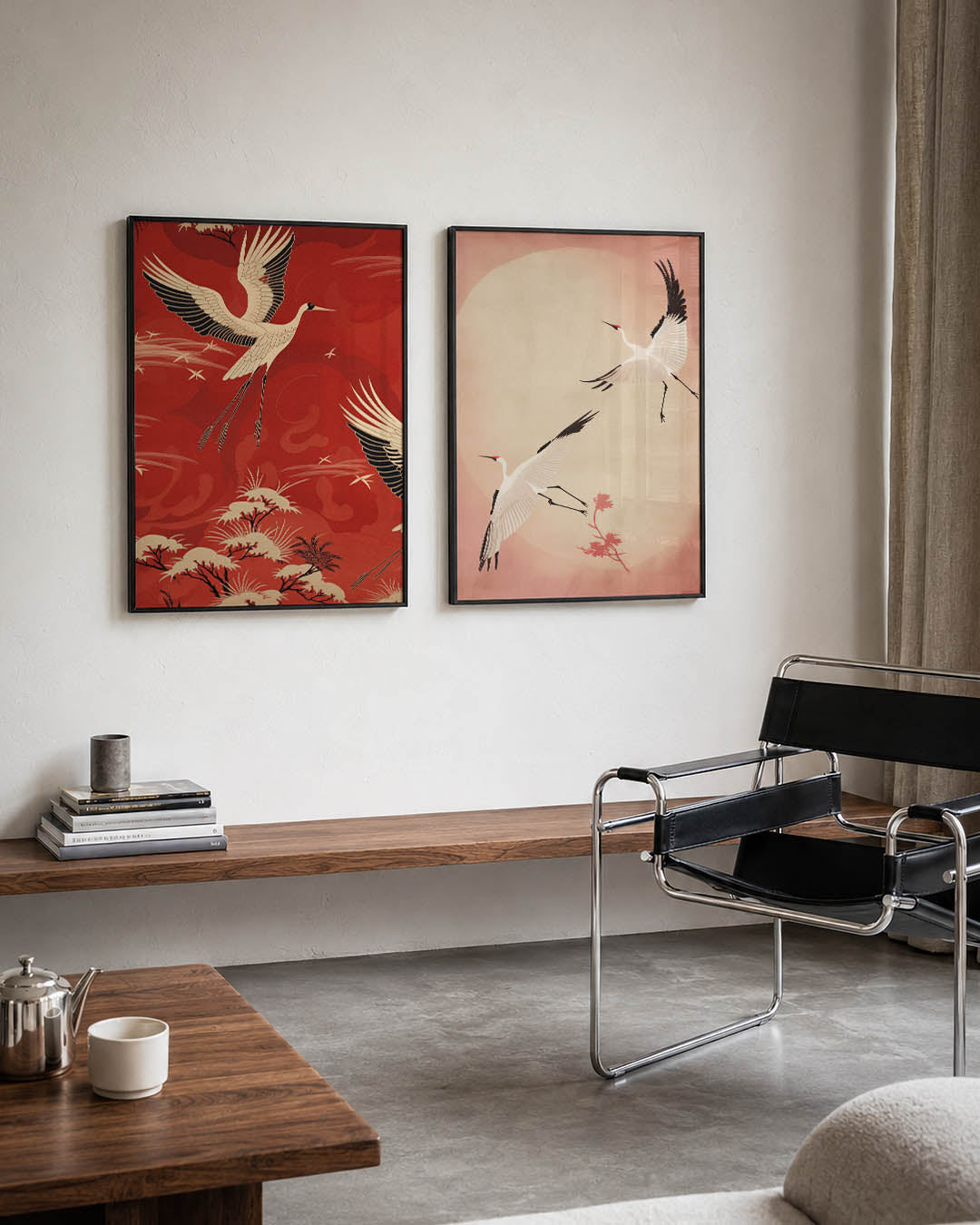 Vliegende elegantie Posterset
