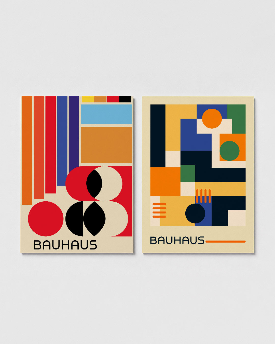 Kleur en vormen Posterset