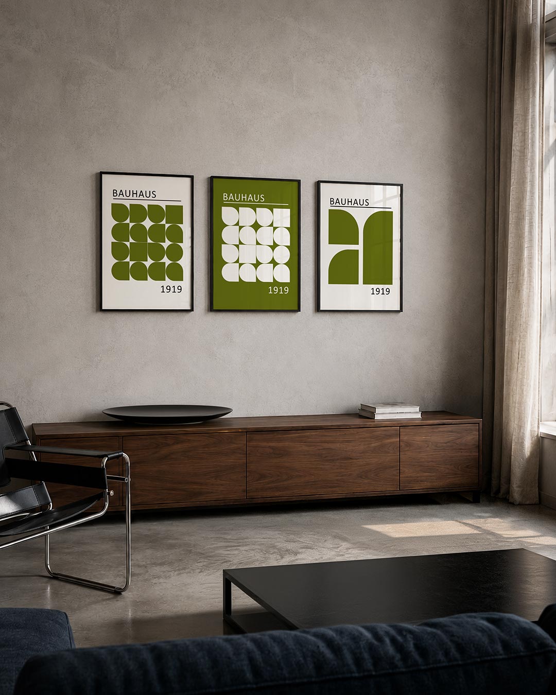 Vormritme en kleur Posterset