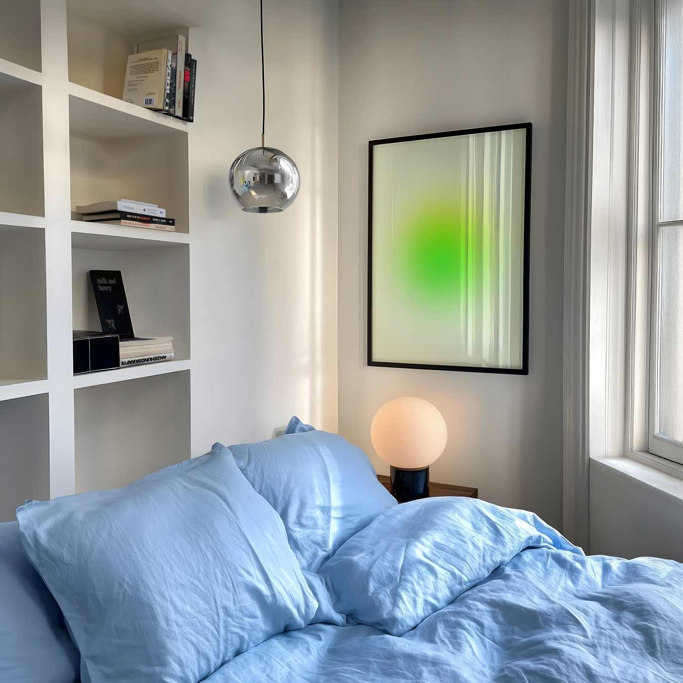 Groene Zen Cirkel Poster-WallArtistic