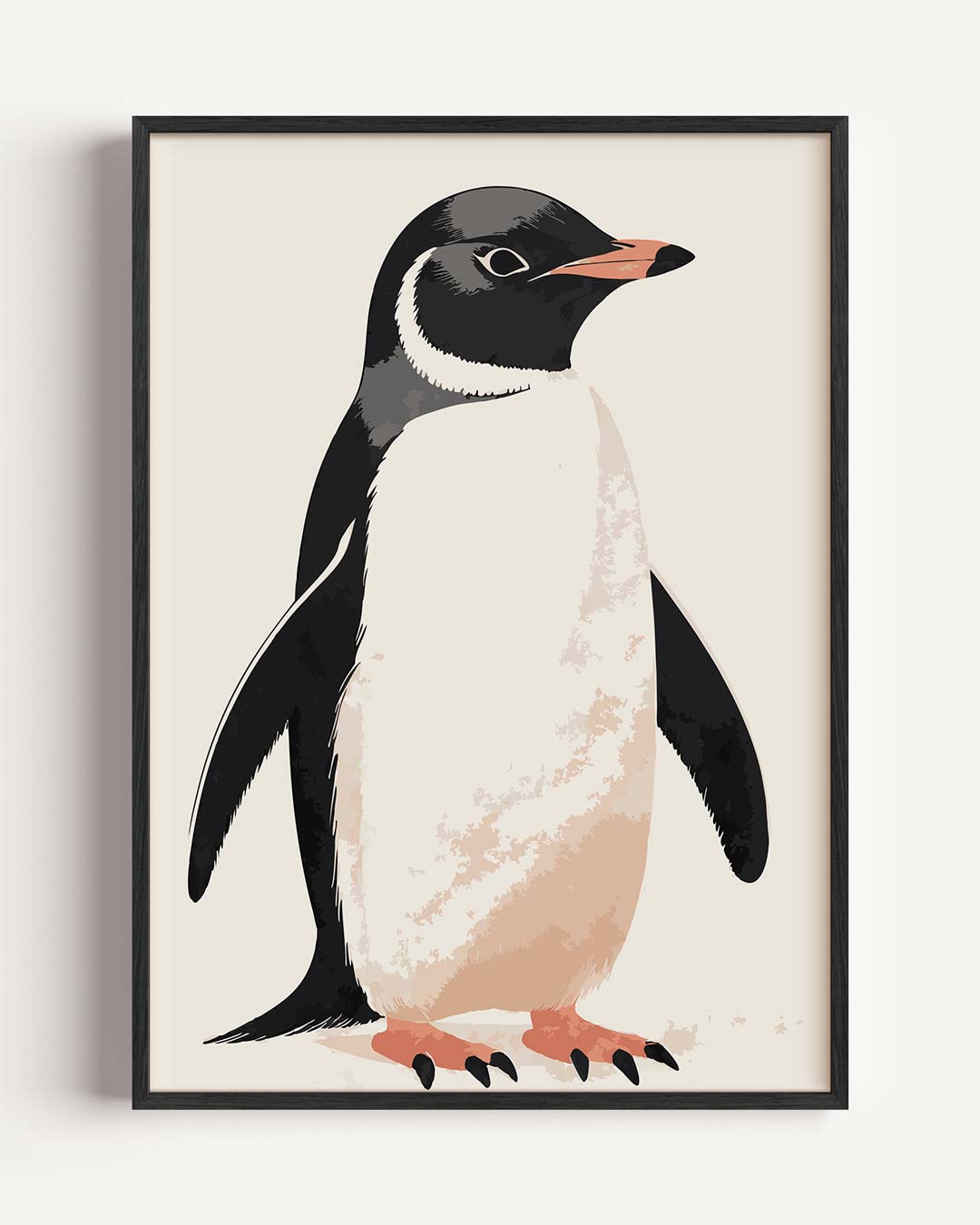 Stijlvolle Pinguïn Poster-WallArtistic