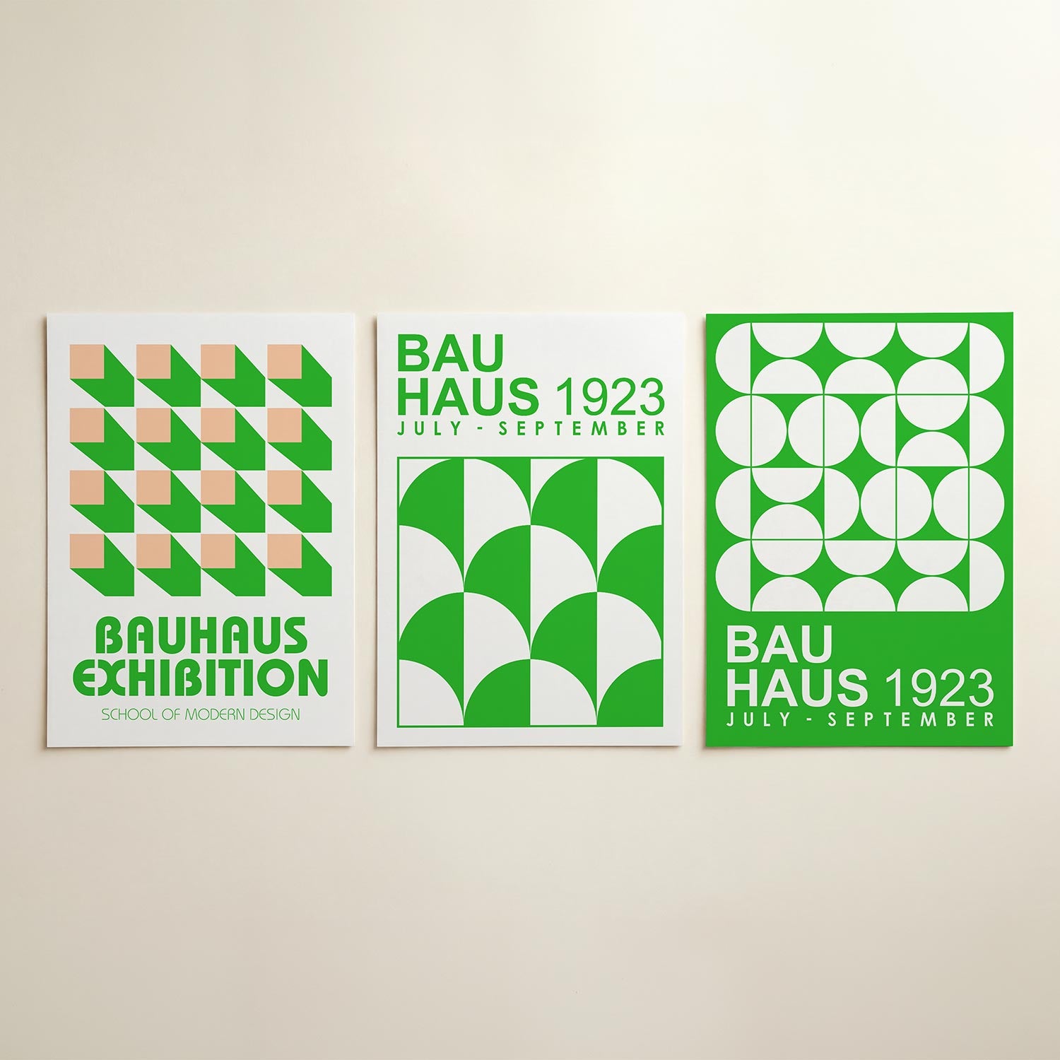 Vorm en schaduw Posterset