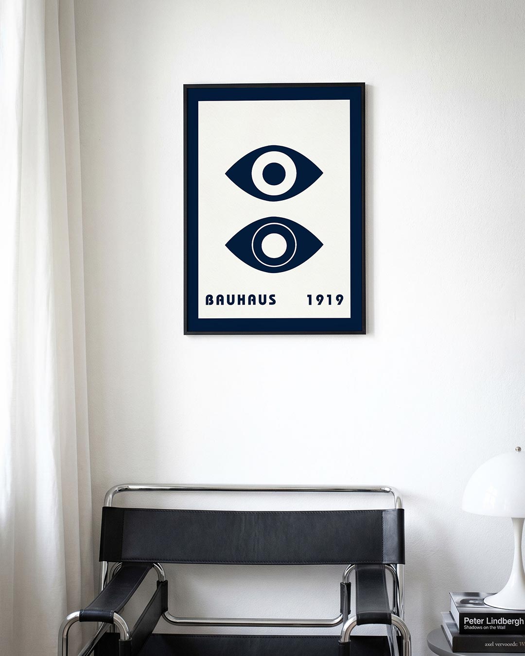Oogvormen en lijnen Poster