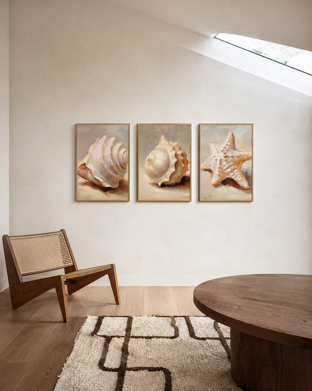 Schelptextuur Posterset