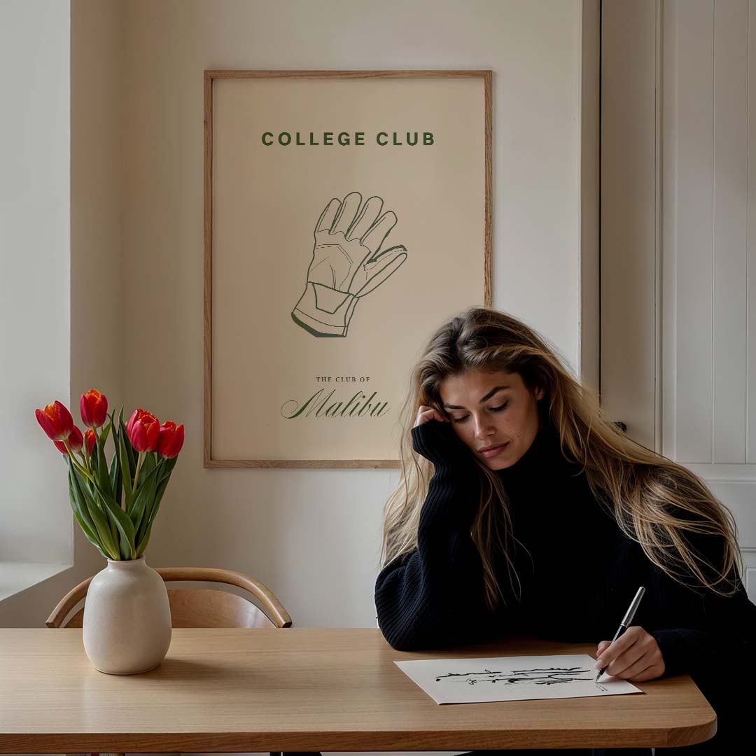 College Club Malibu Poster-WallArtistic