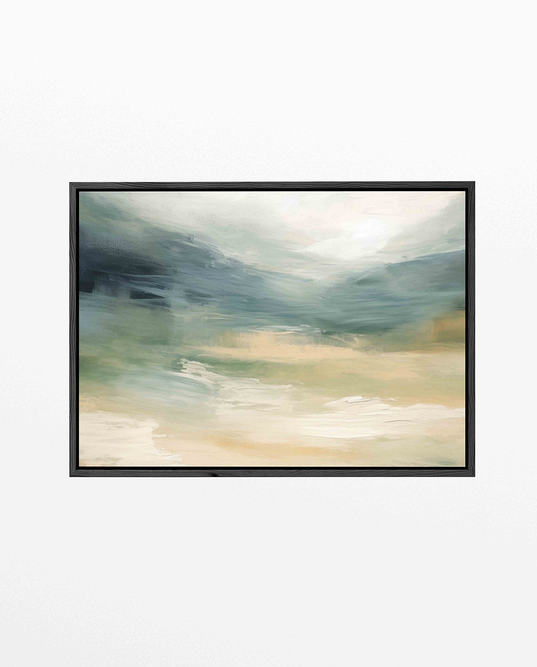 Vloeiende kleurencompositie Kunstwerk
