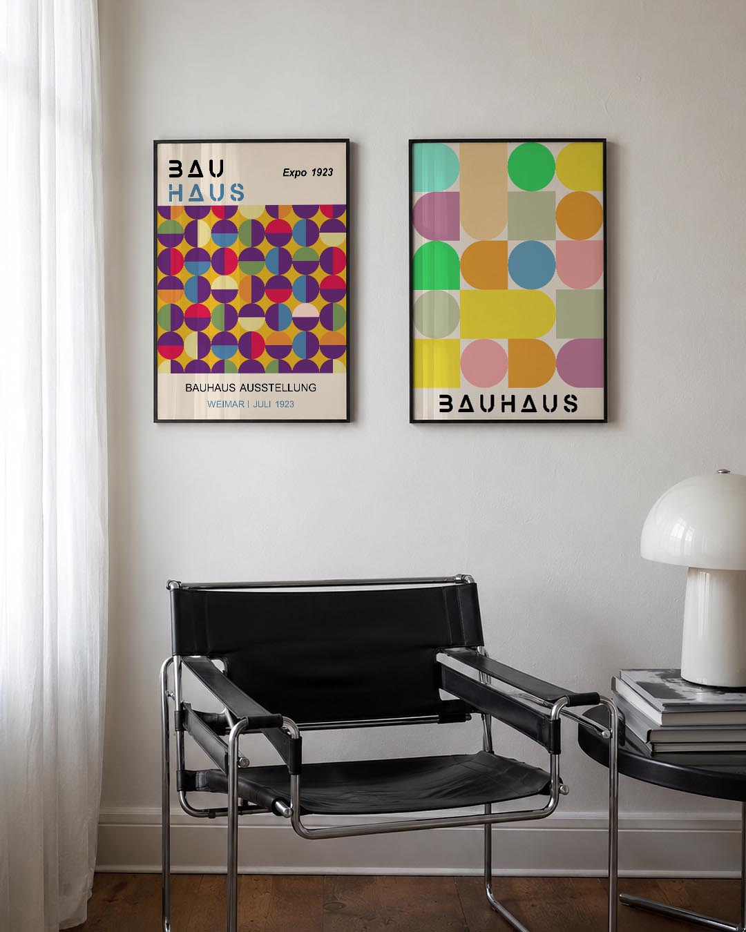 Kleurrijke cirkelpatronen Posterset