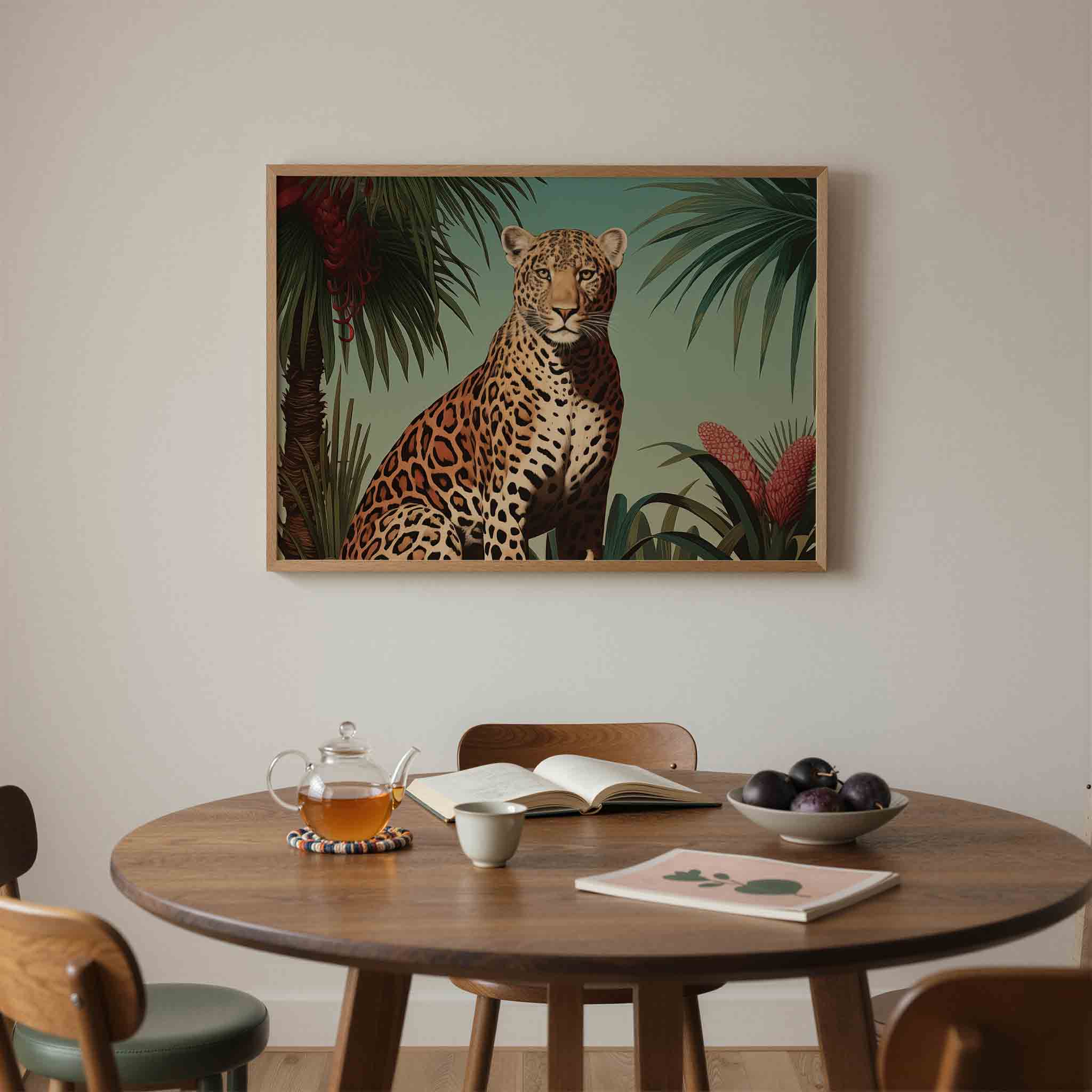 Luipaard in jungle Poster