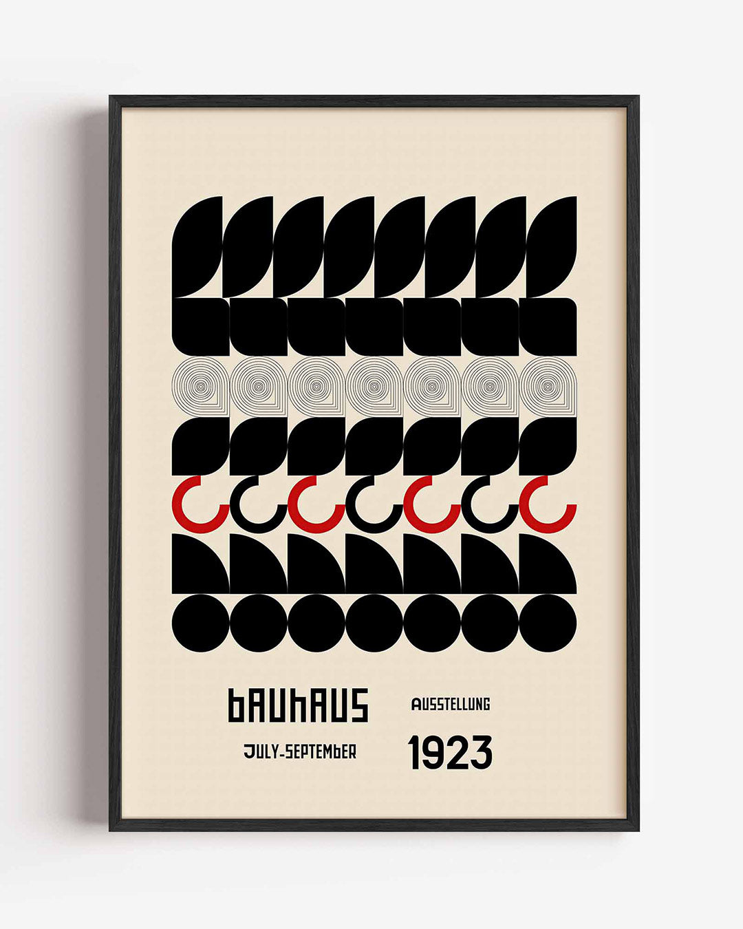 Vormritme en contrast Poster