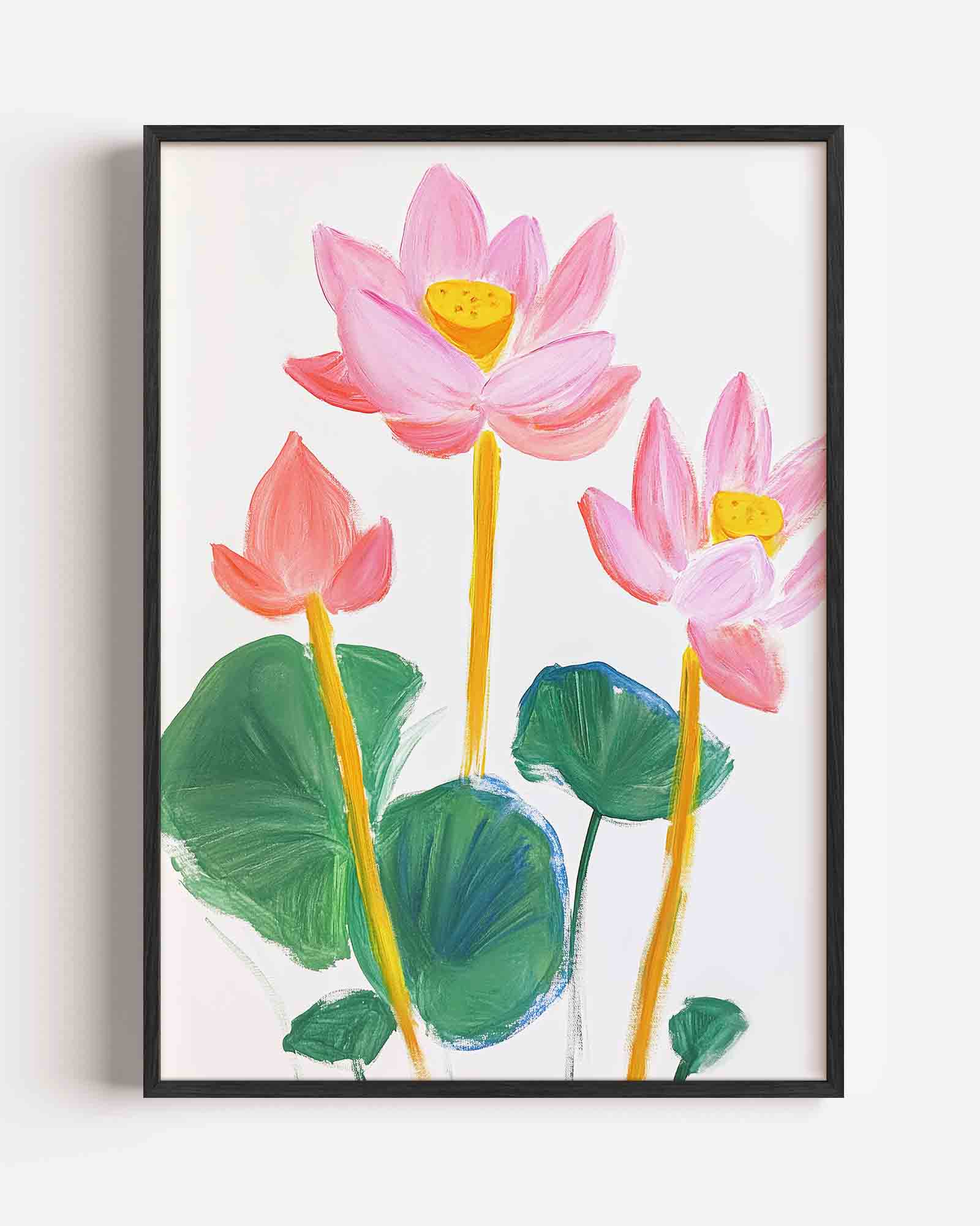 Lotusbloemen Poster