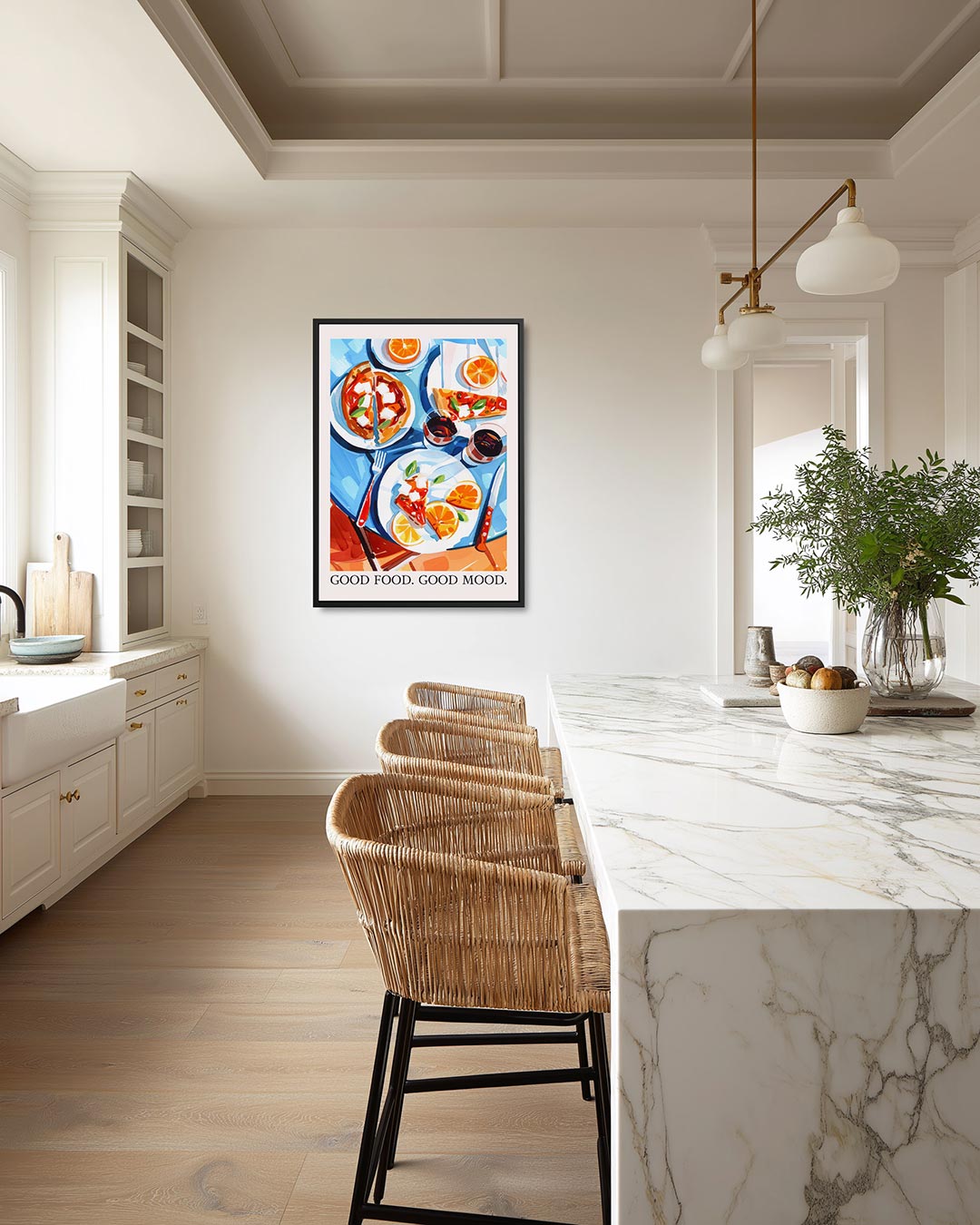 Levendige eettafel Kunstwerk