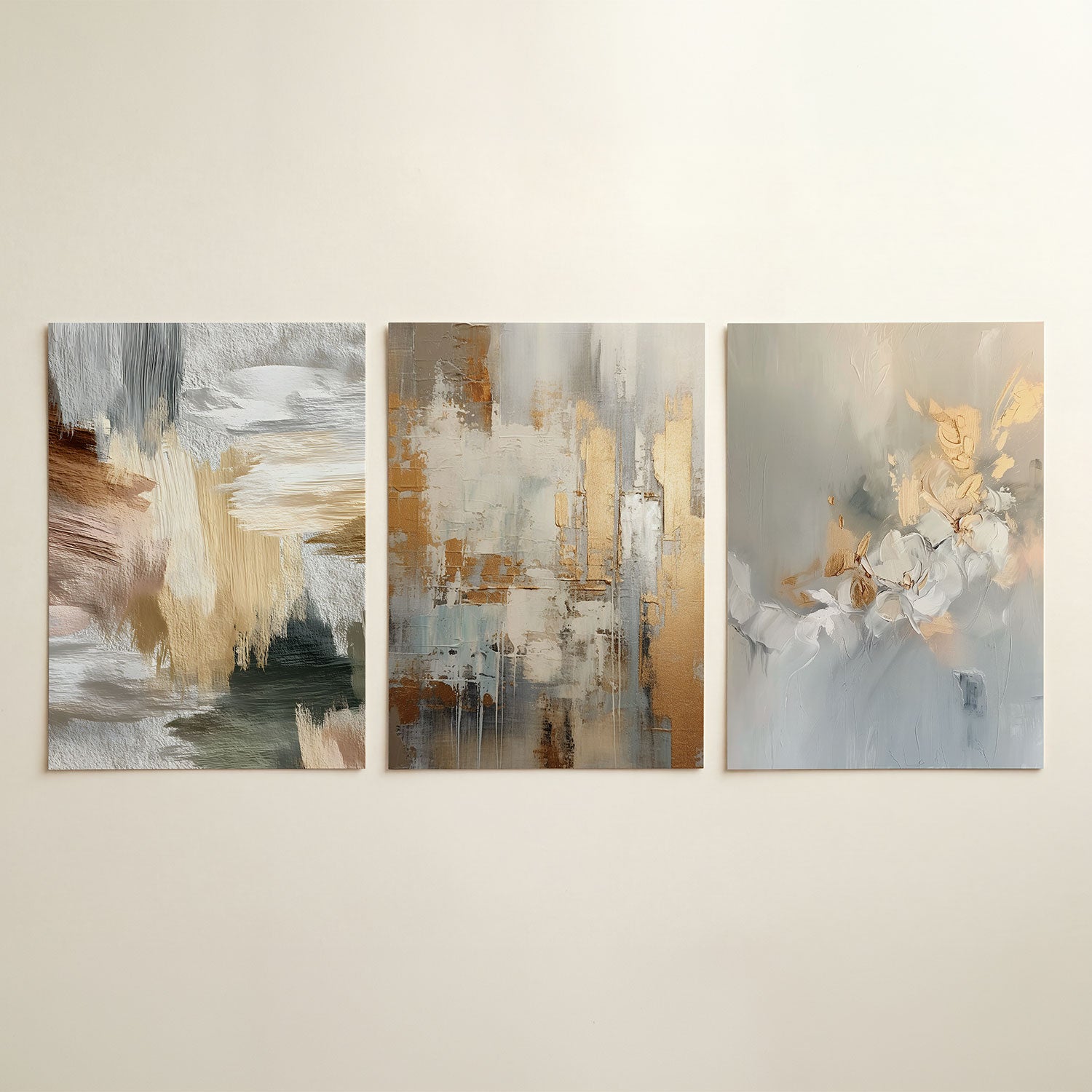 Kleurige streken Posterset