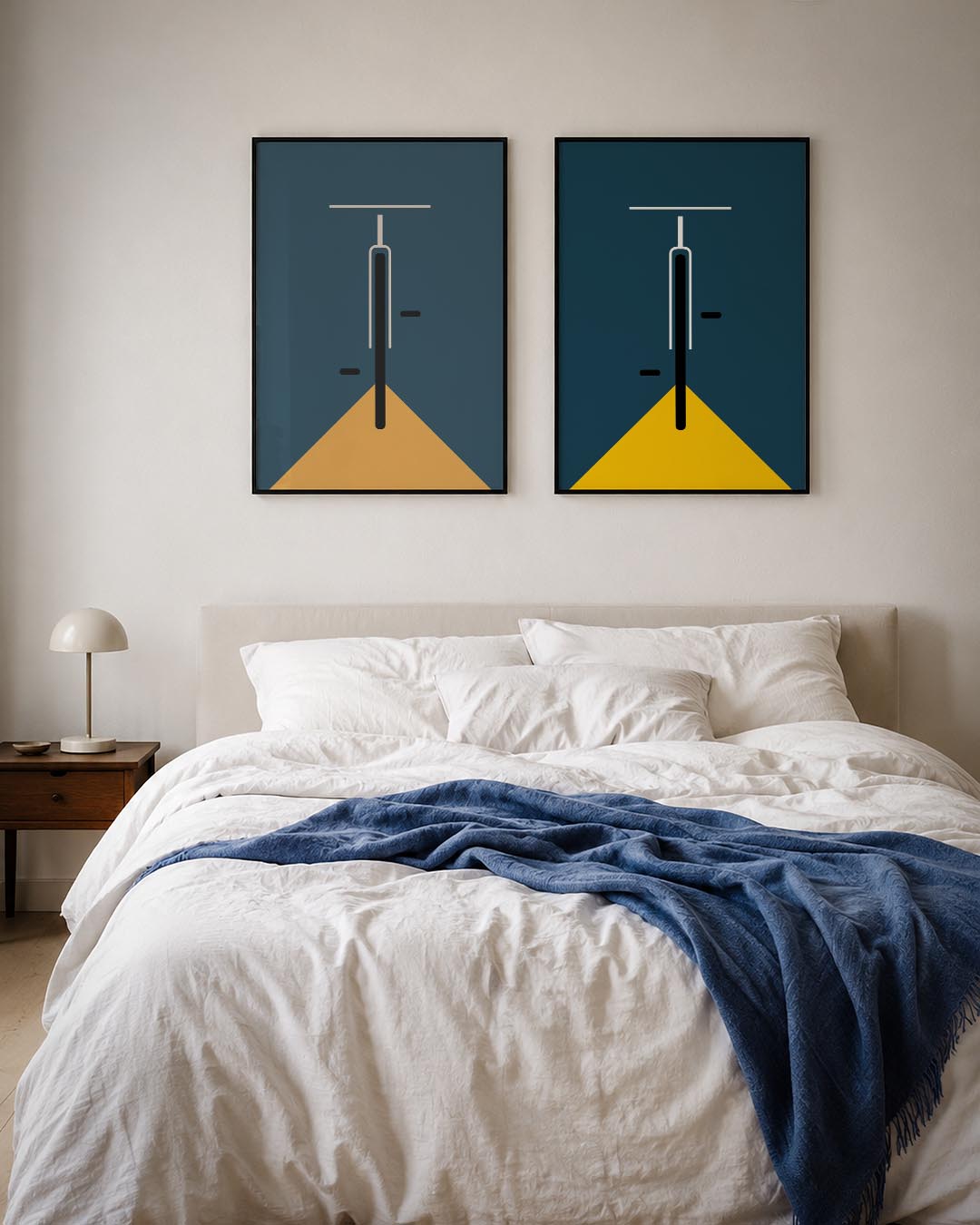Fiets en licht Posterset