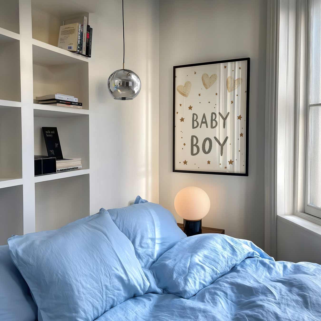 Welkom Kleine Jongen Poster-WallArtistic