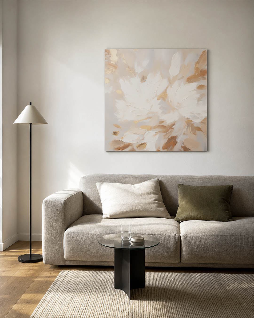 Vloeiende bewegingen Kunstwerk
