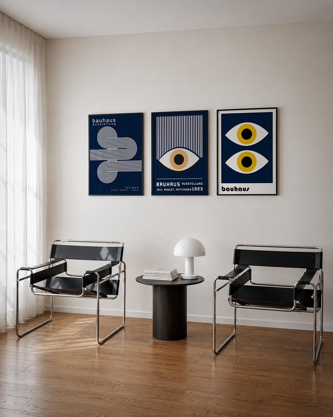 Lijnen en cirkelpatronen Posterset