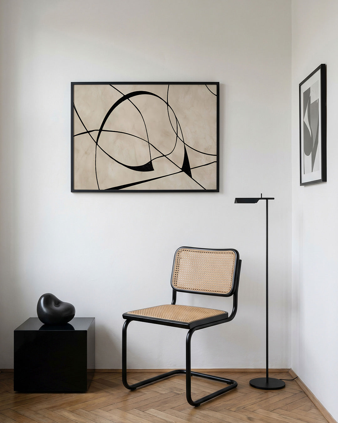 Abstracte lijnen Poster